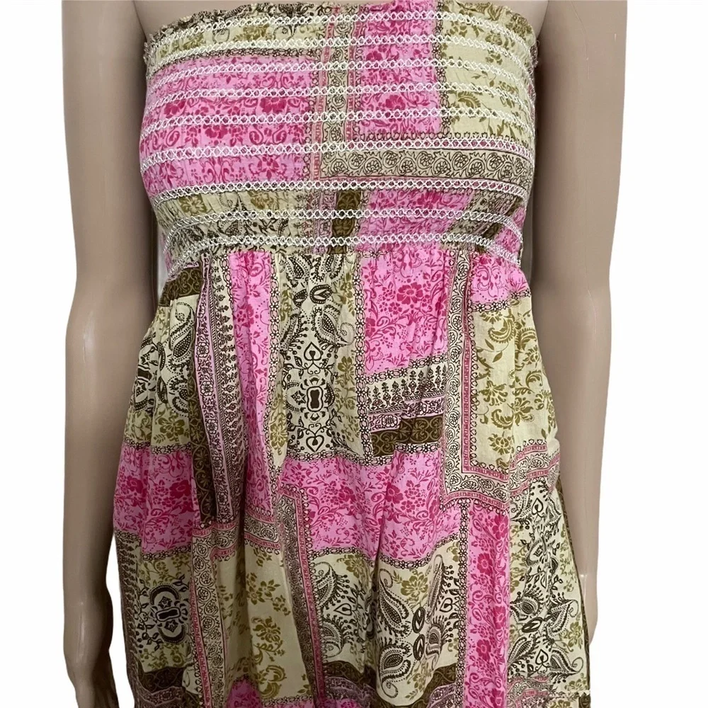 Raviya Print Cotton Dress​ - Picture 5 of 8